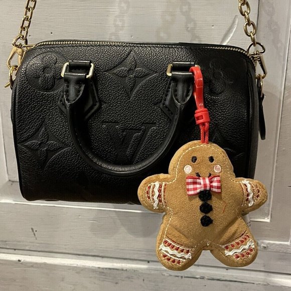 Gingerbread Plush Keychain Holiday Christmas Gift 4" New Sealed - Picture 3 of 3